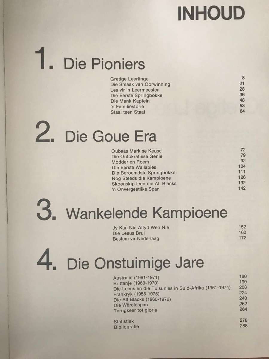 Springbok-Sage: Die Verhaal in Beeld - van 1891 tot Vandag