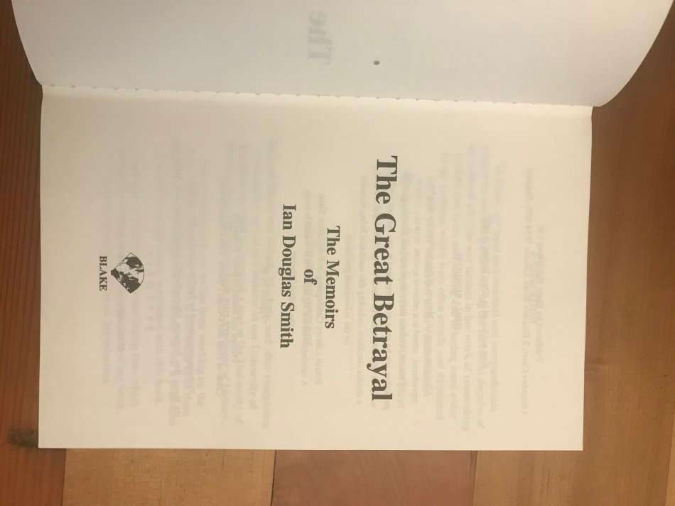 The Great Betrayal (Ian Smith)