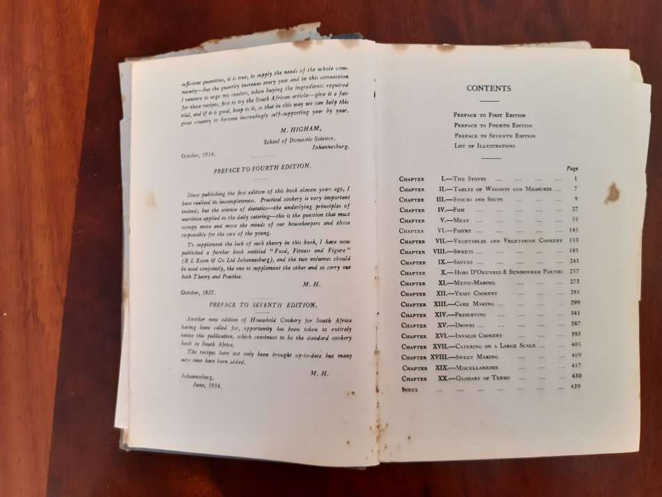 Household Cookery for South Africa