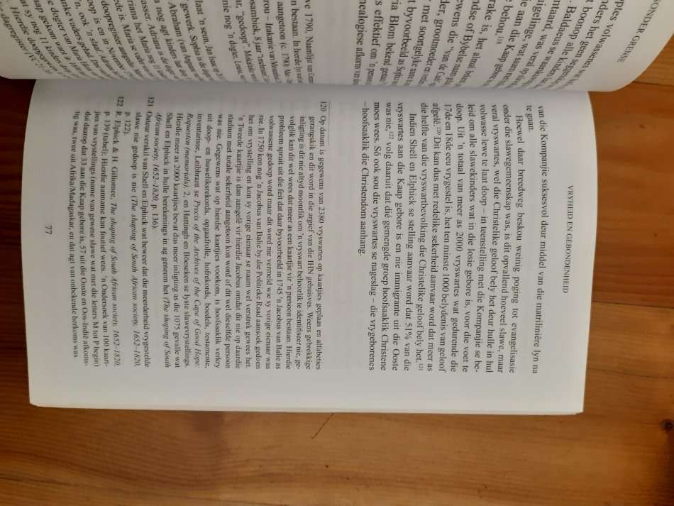 Groep Sonder Grense - Die rol en status van die gemengde bevolking aan die Kaap 1652-1795