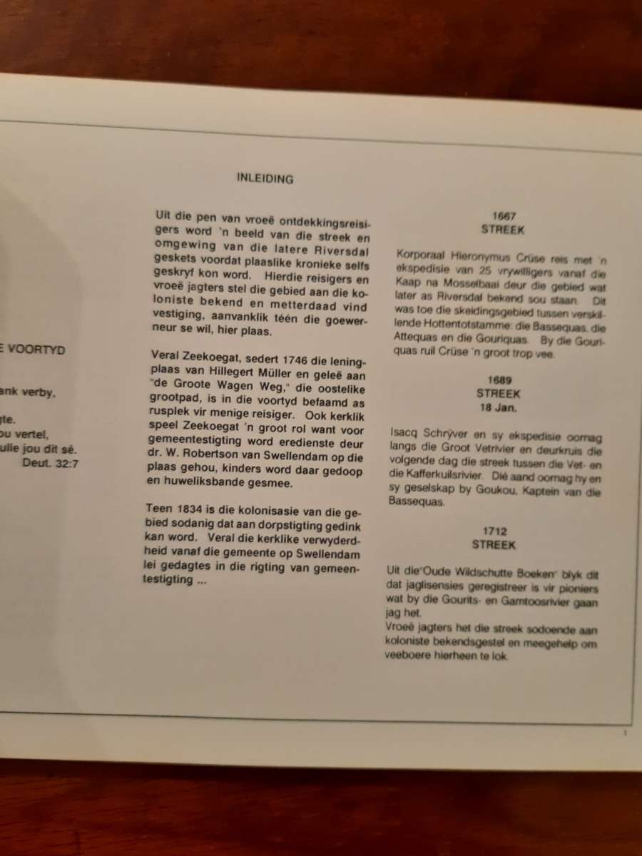Kerkkroniek van Riversdal 1839-1989