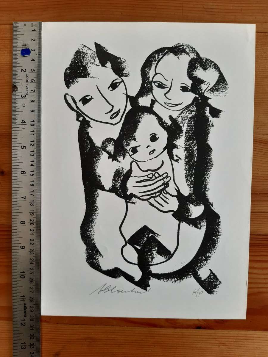 Frans Claerhout: Childbearing (artist's proof)