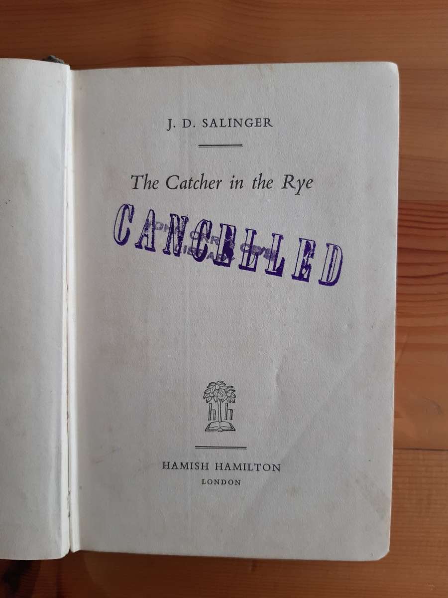 The Catcher in the Rye  J.D Salinger (first UK edition)