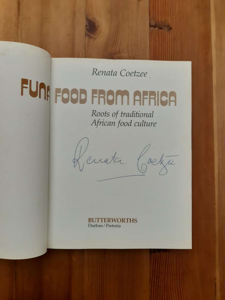 *SIGNED* Funa Food from Africa - Roots of traditional African food culture