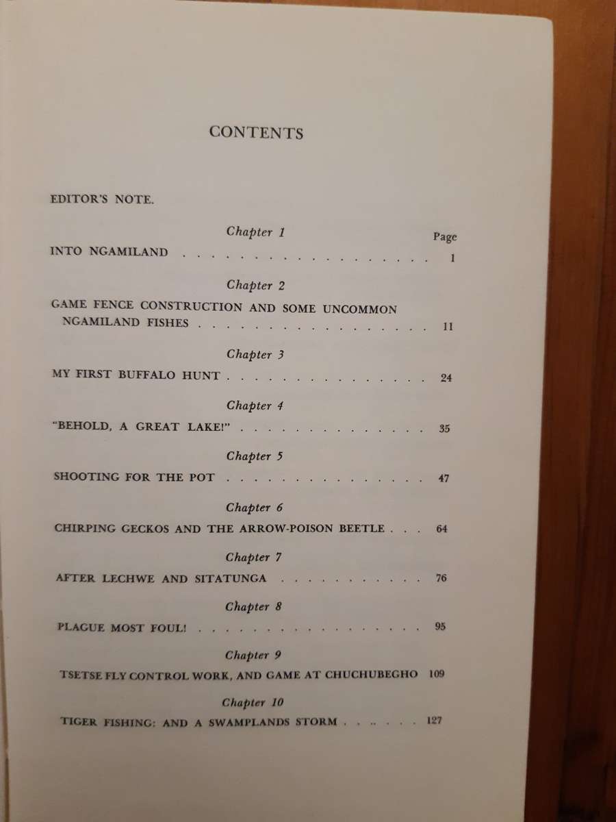 Okavango Adventure, memoirs of a game ranger - E.Cronje Wilmot, C.T. Astley Maberly (Illust.)