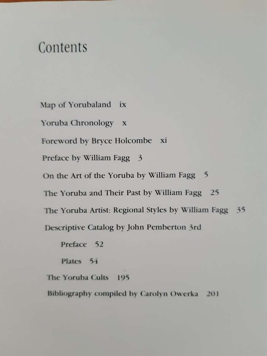 Yoruba Sculpture of West Africa