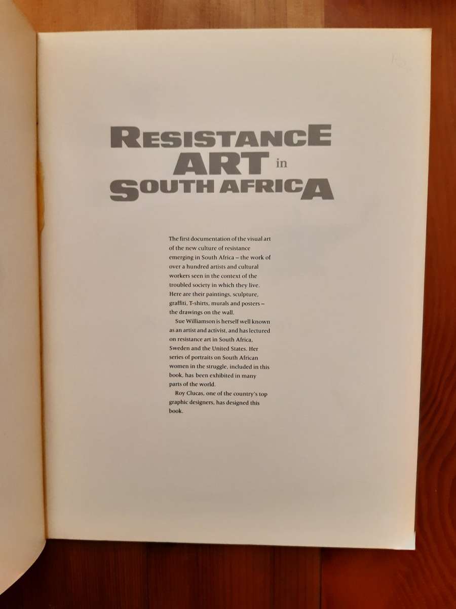 Resistance Art In South Africa - Sue Williamson
