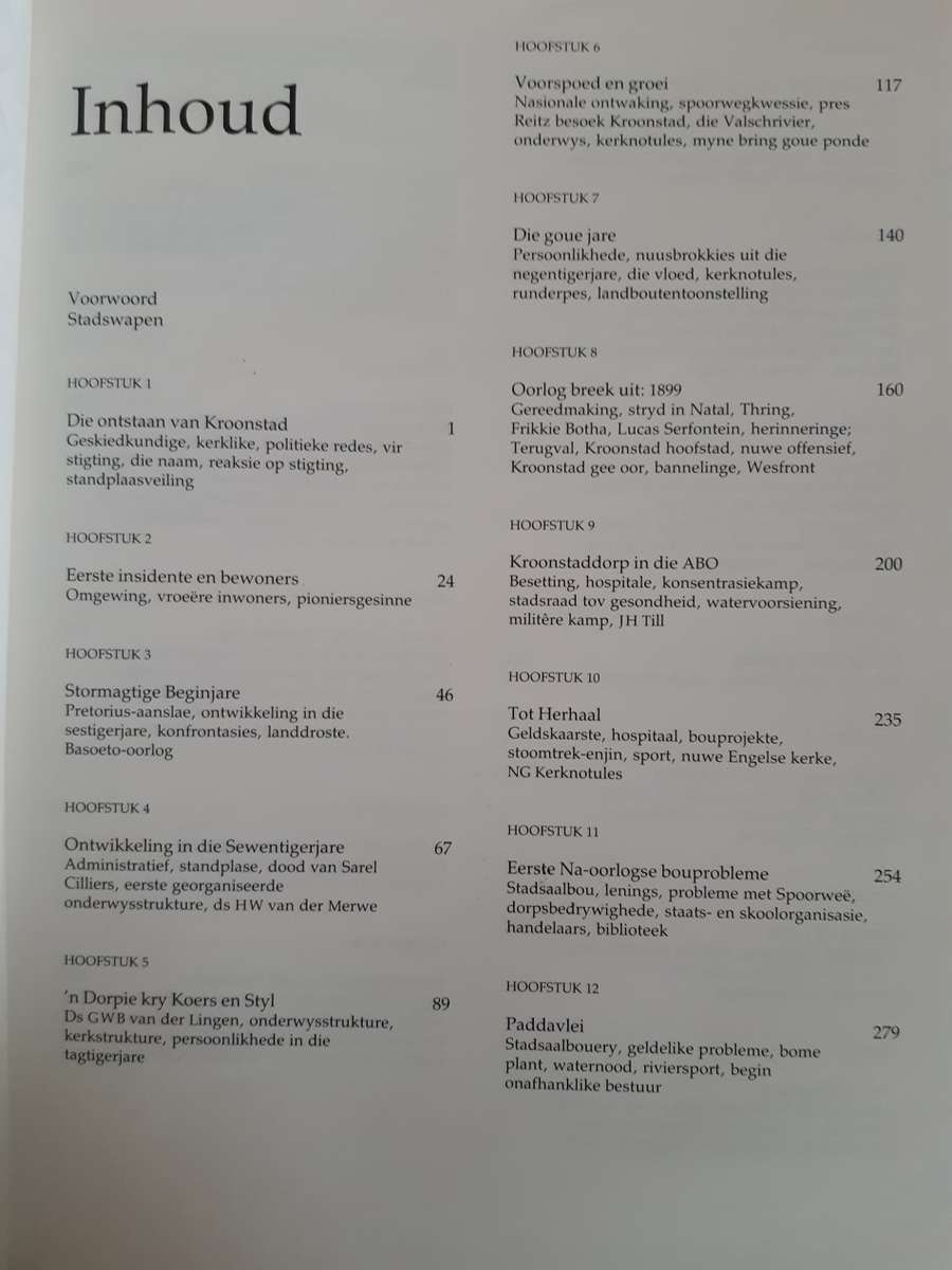 Keurskrif vir Kroonstad : `n Kroniek van die Onstaan, Groei en Vooruitsigte van `n Vrystaatse Platte