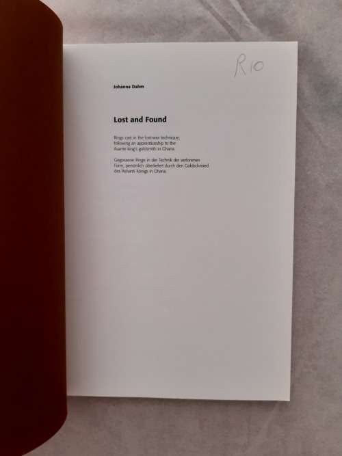 *HALF PRICE SALE!* Lost and Found. Rings cast in the lost-wax technique, following an apprenticeship