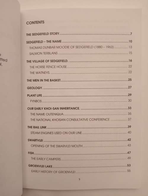 The Sedgefield Saga - Louis Bischoff