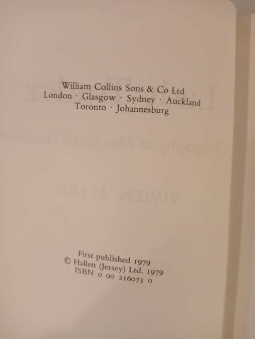 Lady Trader. A Biography of Mrs Sarah Heckford