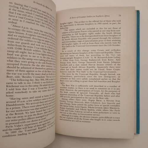 R50 SALE! In search of a better life: a story of Croatian settlers in Southern Africa