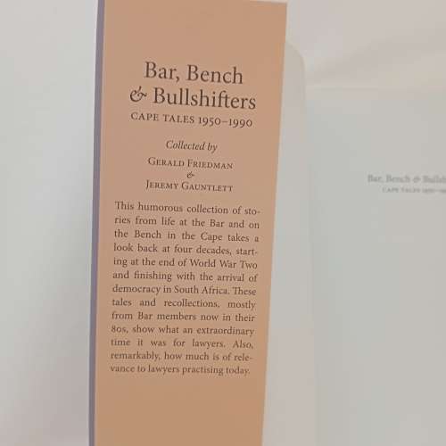 Bar, Bench & Bullshifters: Cape Tales 1950 - 1990 - Gerald Friedman, Jeremy Gauntlett
