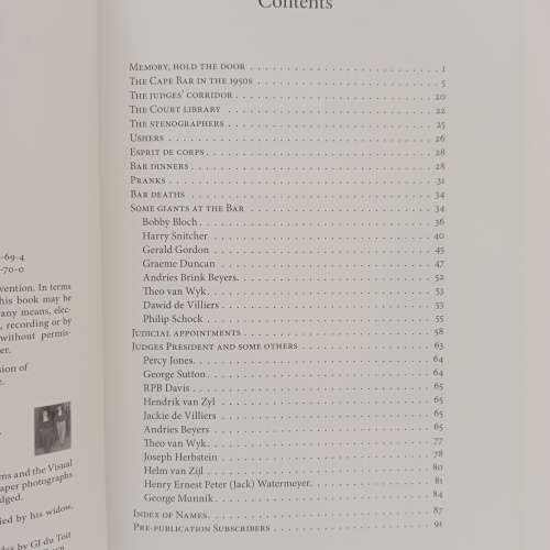 Bar, Bench & Bullshifters: Cape Tales 1950 - 1990 - Gerald Friedman, Jeremy Gauntlett