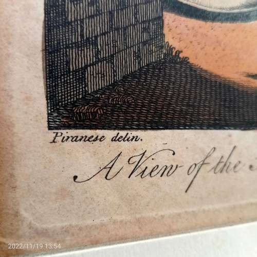 A View of the Seat of Belvedere in Vaticano near Rome. Vue de la Maison de Belvedere dans la Vatican