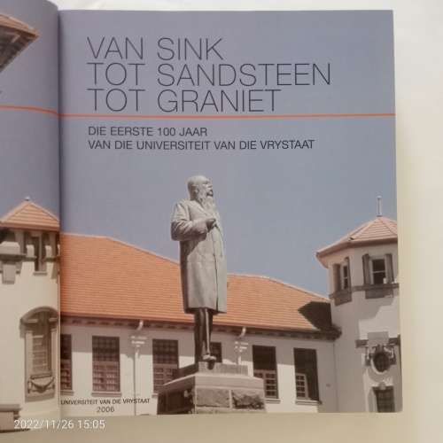Van Sink tot Sandsteen tot Graniet: Die Universiteit van die Vrystaat