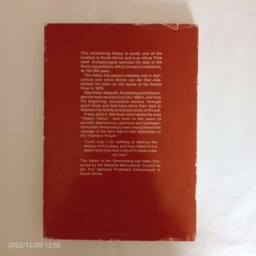 Valley of the Simonsberg - Douglas Houston