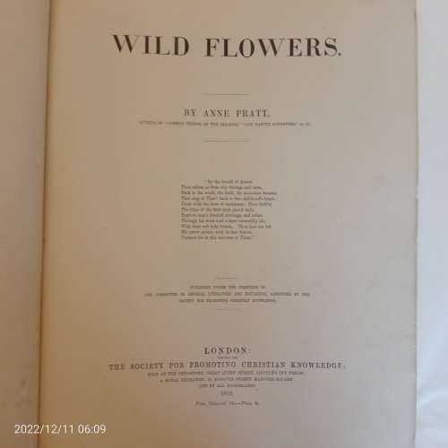 Wild Flowers - Anne Pratt (1853)