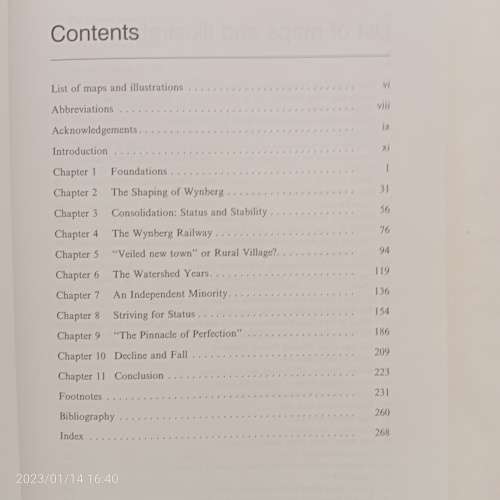 Beyond the City Limits: People and Property at Wynberg, 1795-1927 (Signed by the author)