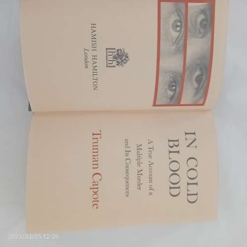 SALE! In Cold Blood: A True Account of a Multiple Murder and Its Consequences (Truman Capote)