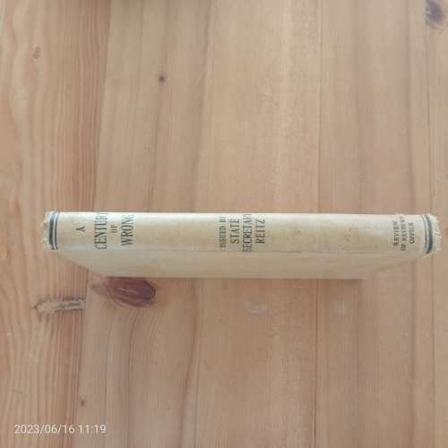 A Century of Wrong  (F W Reitz and W T Stead)