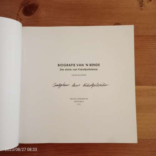 Biografie Van `n Bende - Die storie van Fokofpolisiekar deur Annie Klopper