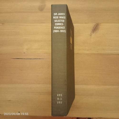 CLEARANCE! Sir James Rose Innes Selected Correspondence [1884-1902] Second Series No.3 (VRS)