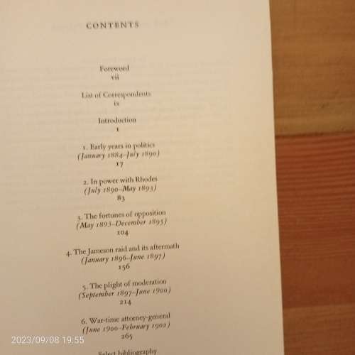 CLEARANCE! Sir James Rose Innes Selected Correspondence [1884-1902] Second Series No.3 (VRS)