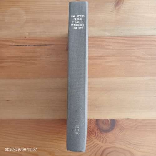 CLEARANCE! The Letters of Jane Elizabeth Waterston 1866-1905 (VRS)