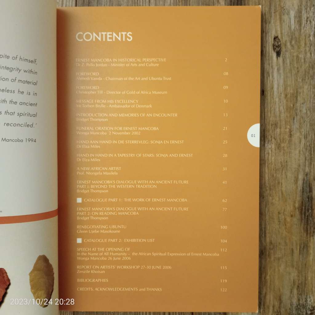 In the Name of All Humanity. The African Spiritual Expression of E Mancoba