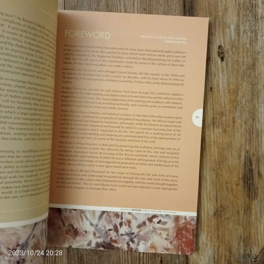 In the Name of All Humanity. The African Spiritual Expression of E Mancoba