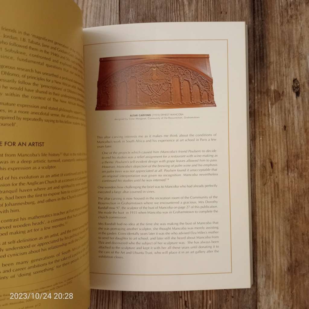 In the Name of All Humanity. The African Spiritual Expression of E Mancoba