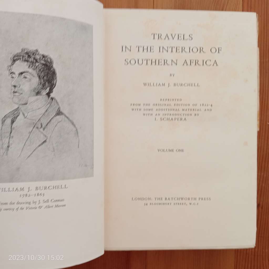 Travels in the Interior of Southern Africa - Volume 1 ONLY (William Burchell)