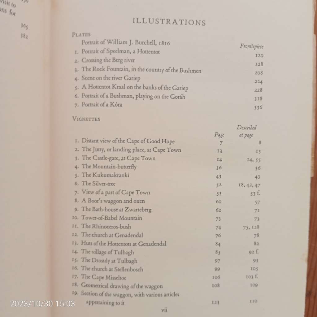 Travels in the Interior of Southern Africa - Volume 1 ONLY (William Burchell)