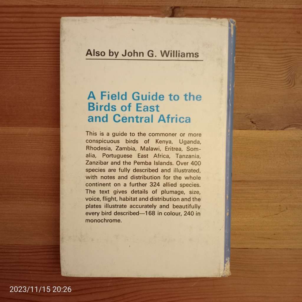 CLEARANCE! A Field Guide to the Butterflies of Africa - John George Williams