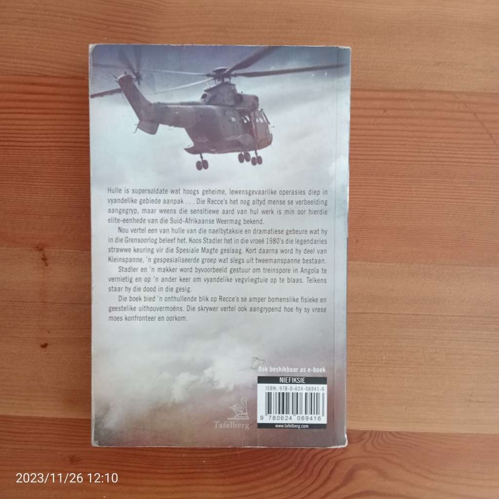 Recce: Kleinspan-operasies agter vyandelike linies - Koos Stadler