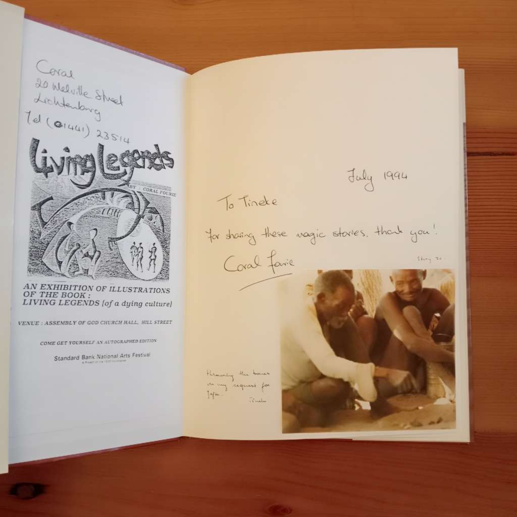 Living legends of a Dying Culture: Bushmen myths, legends, and fables - Coral Fourie