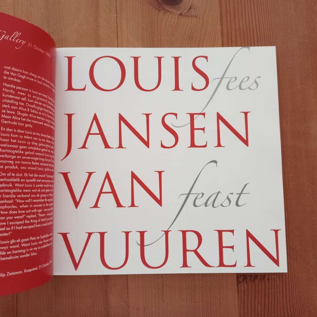 3 X Louis Jansen van Vuuren Exhibition catalogues