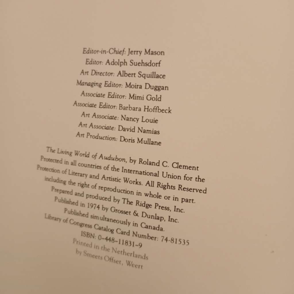 CLEARANCE! The Living World of Audubon - Roland C Clement