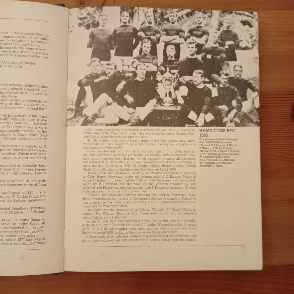 W.P. Rugby Centenary 1883 - 1983 - A.C. Parker