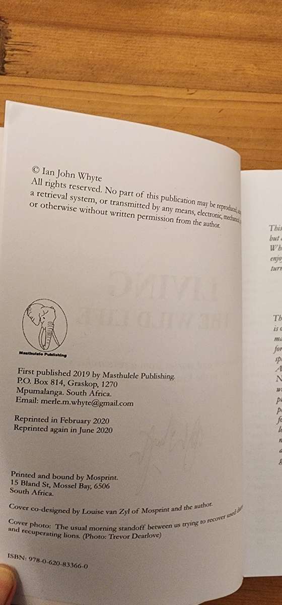 Living the Wild Life - Ian Whyte