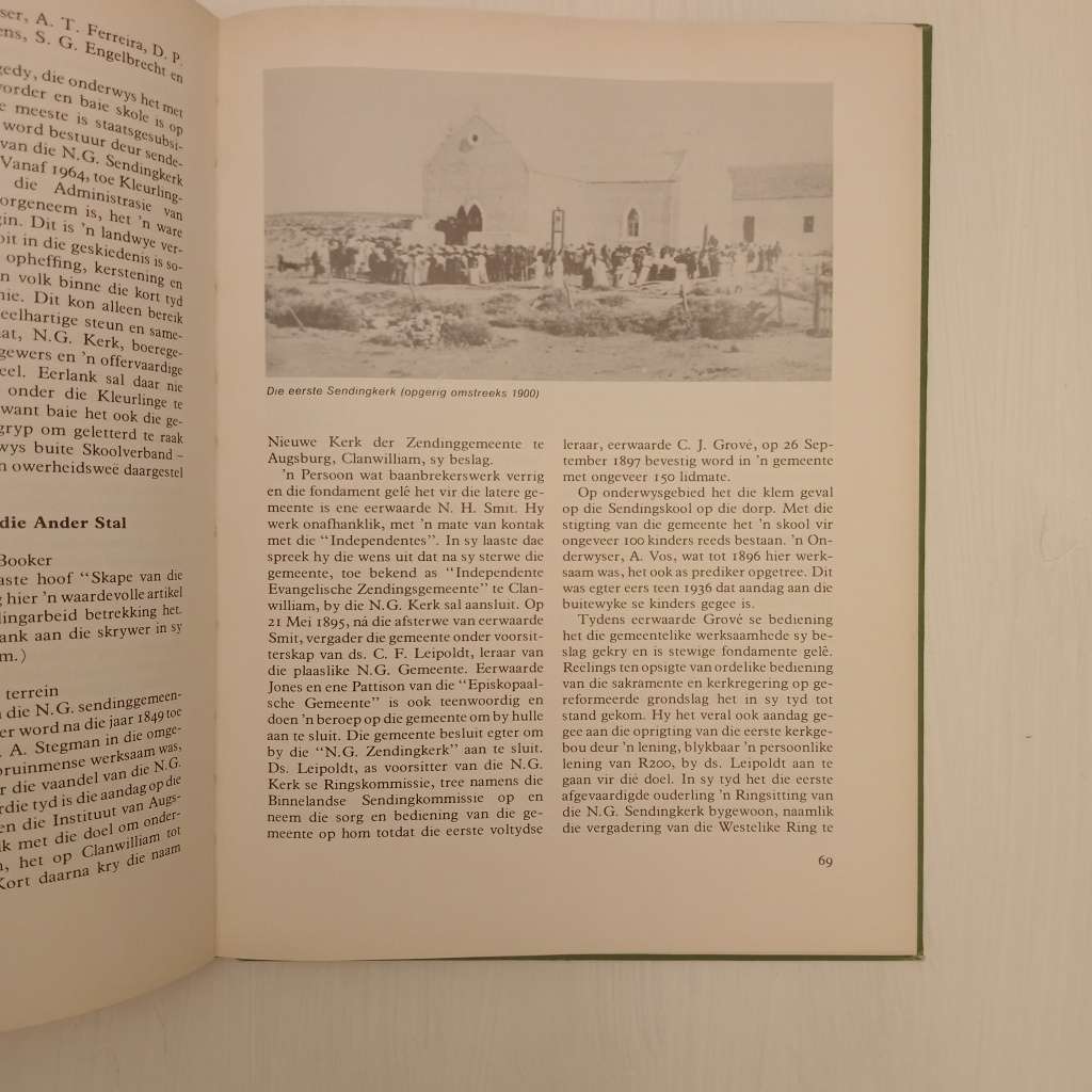 CLEARANCE! Van Roodezand tot Gariep. Die 150-jarige bestaan van die N. G. Gemeente Clanwilliam 1826