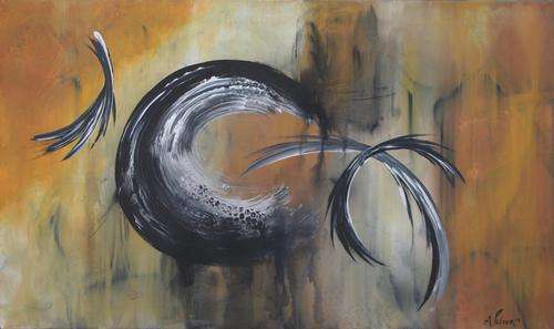 Investment Artwork - Original Mario Pelser - "Abstract flow 8"  600 x 1000