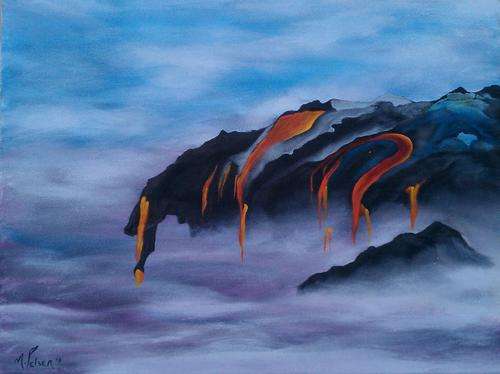 Investment Artwork - Original Mario Pelser (1976-) "Lava"  600 x 800