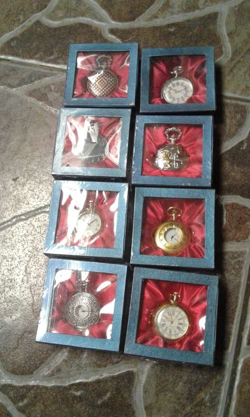 8 X COLLECTORS ALL SORTS CLASSIC POCKET WATCH (TO CHOSE OR TAKE THE LOT)