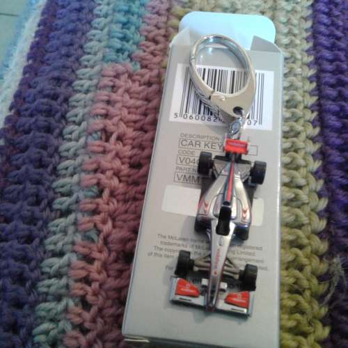 MCLAREN MERCEDES CAR KEYRING