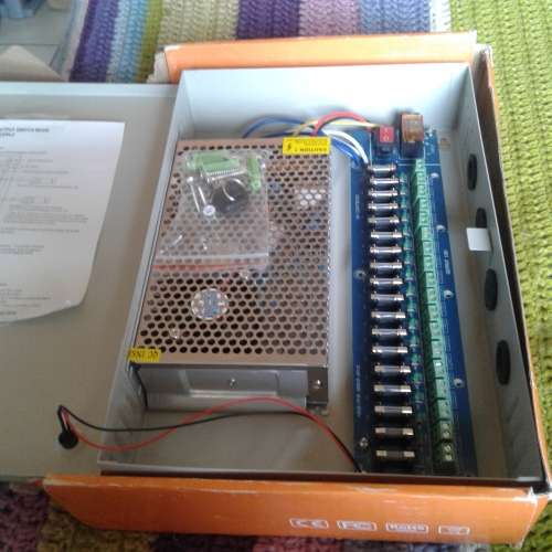 12 VDC18 OUTPUT SWITCH MODE CCTV POWER SUPPLY