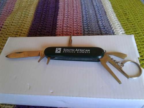 VINTAGE MULTTIPURPOSE SOUTH AFRIVAN AIRWAYS SS POCKET KNIFE