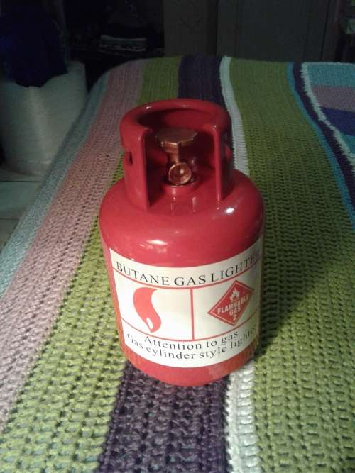 GAS CYLINDER STYLE SAVING BANK-SEE DESCRIPTION