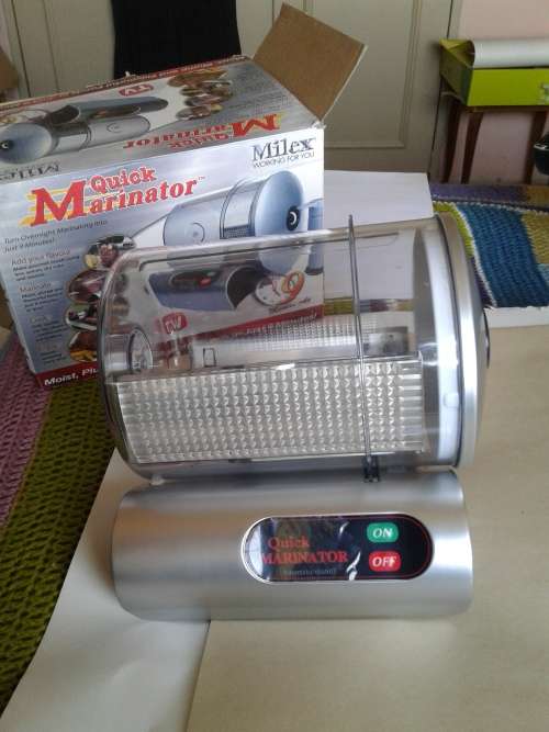 QUICK MARNATOR-TURN OVERNIGHT MARINATING INTO JUST 9 MINS,SEE DESCRIPTION